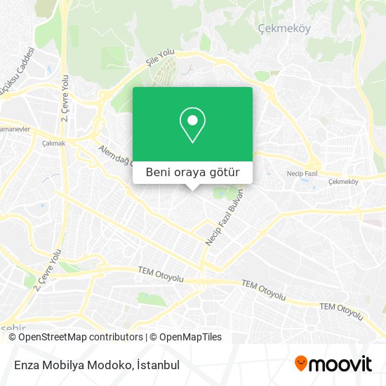 Enza Mobilya Modoko harita