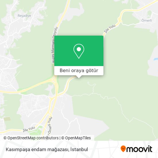 Kasımpaşa endam mağazası harita