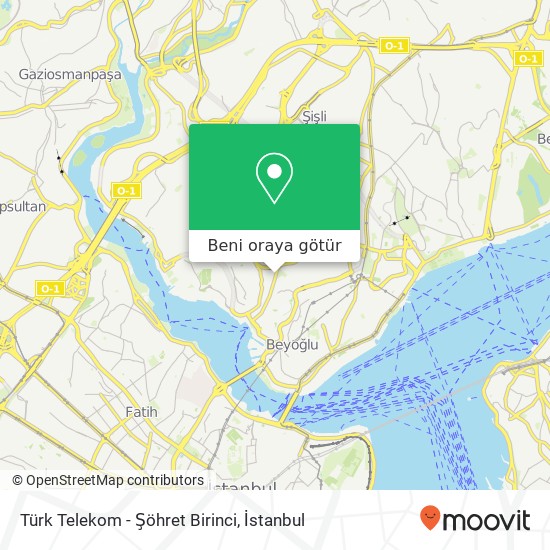 Türk Telekom - Şöhret Birinci harita