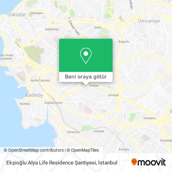 Ekşioğlu Alya Life Residence Şantiyesi harita