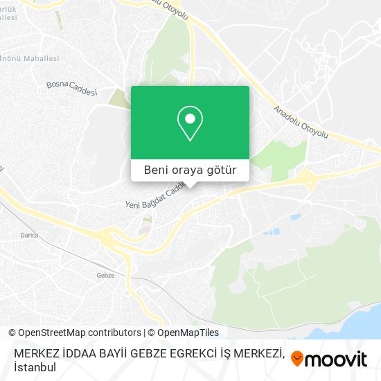 MERKEZ İDDAA BAYİİ GEBZE EGREKCİ İŞ MERKEZİ harita
