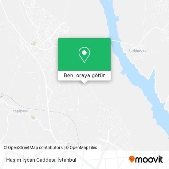 Haşim İşcan Caddesi harita