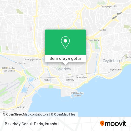Bakırköy Çocuk Parkı harita