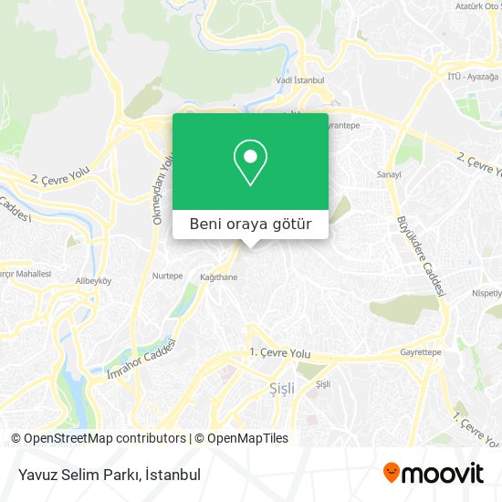 Yavuz Selim Parkı harita