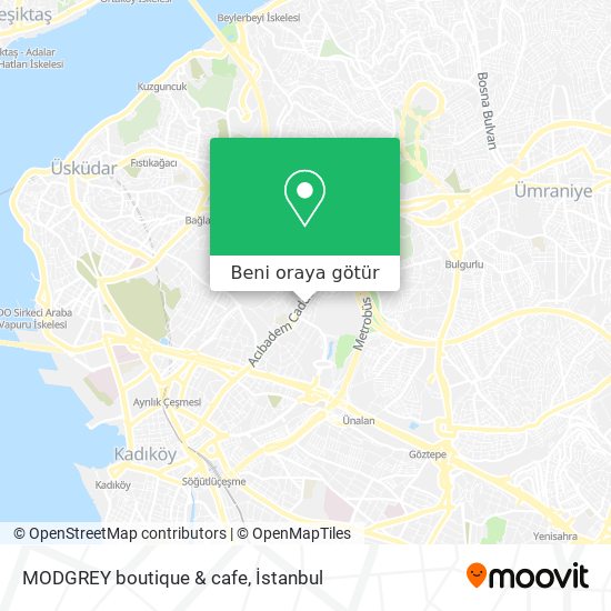 MODGREY boutique & cafe harita