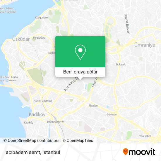 acıbadem semt harita