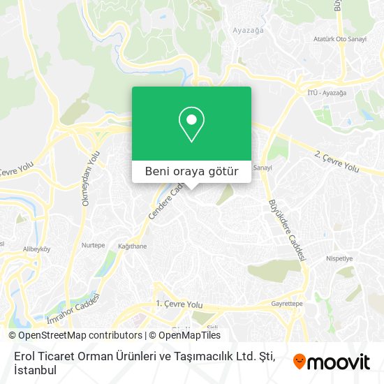 Erol Ticaret Orman Ürünleri ve Taşımacılık Ltd. Şti harita