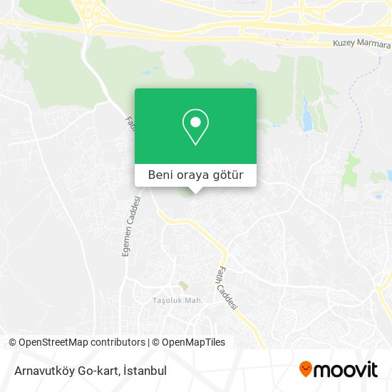 Arnavutköy Go-kart harita