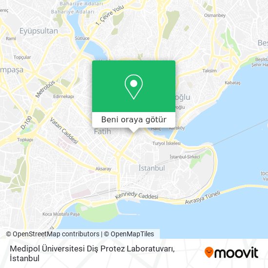 Medipol Üniversitesi Diş Protez Laboratuvarı harita