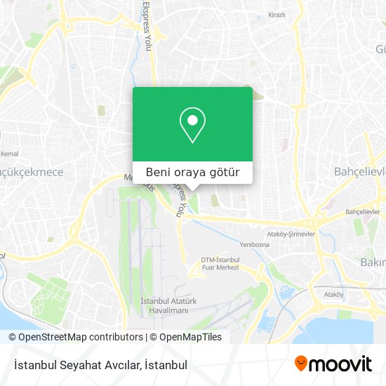 İstanbul Seyahat Avcılar harita