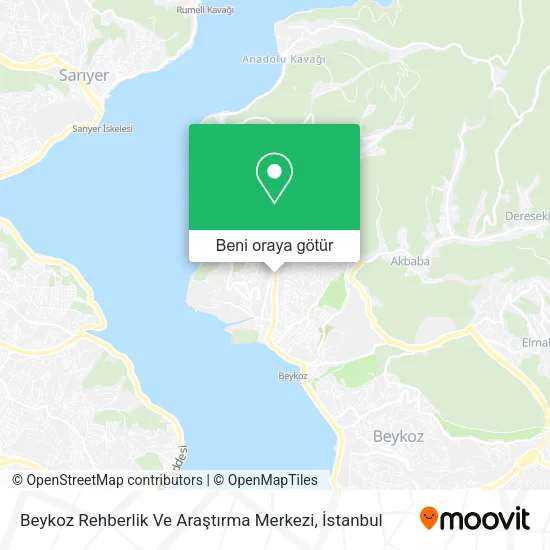 Beykoz Rehberlik Ve Araştırma Merkezi harita