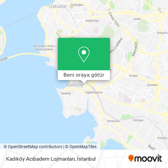 Kadıköy Acıbadem Lojmanları harita