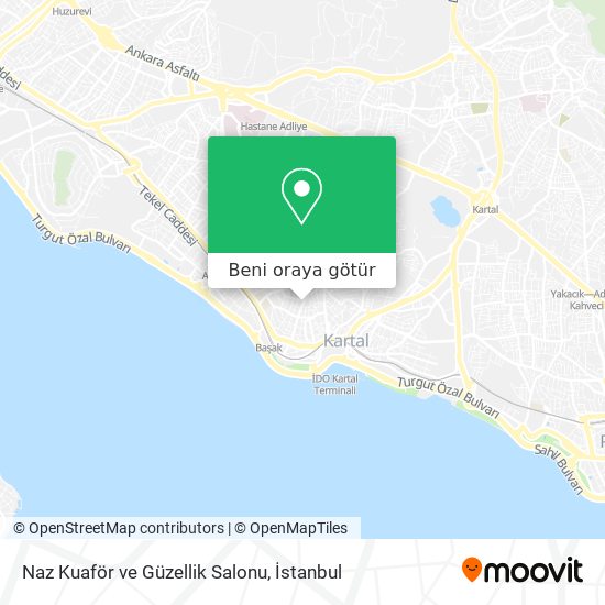 Naz Kuaför ve Güzellik Salonu harita