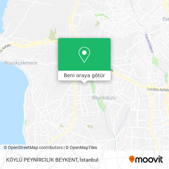 KÖYLÜ PEYNİRCİLİK BEYKENT harita