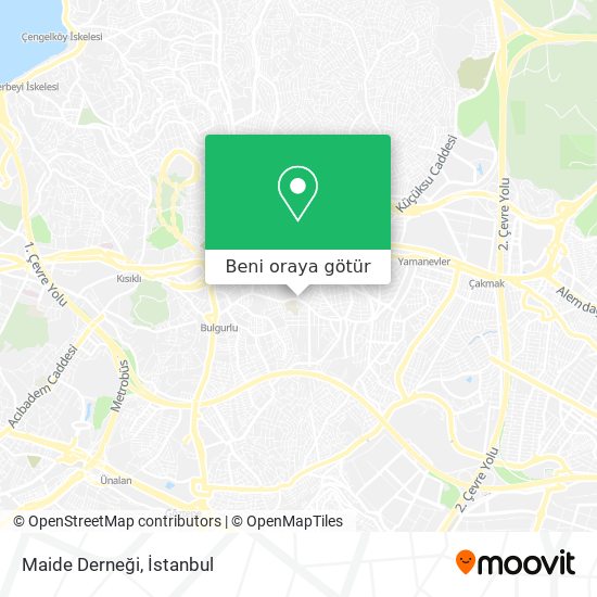 Maide Derneği harita