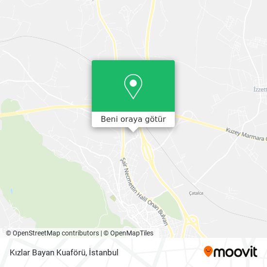 Kızlar Bayan Kuaförü harita