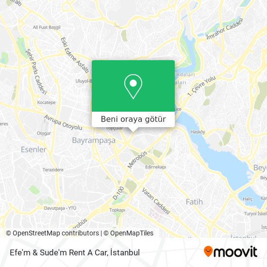 Efe'm & Sude'm Rent A Car harita