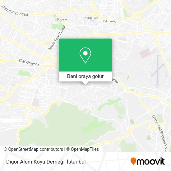 Digor Alem Köyü Derneği harita