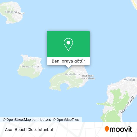 Asaf Beach Club harita