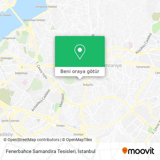 Fenerbahce Samandira Tesisleri harita