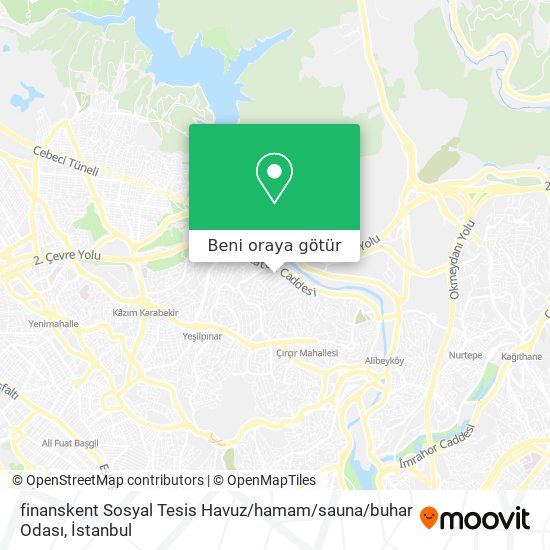 finanskent Sosyal Tesis Havuz / hamam / sauna / buhar Odası harita