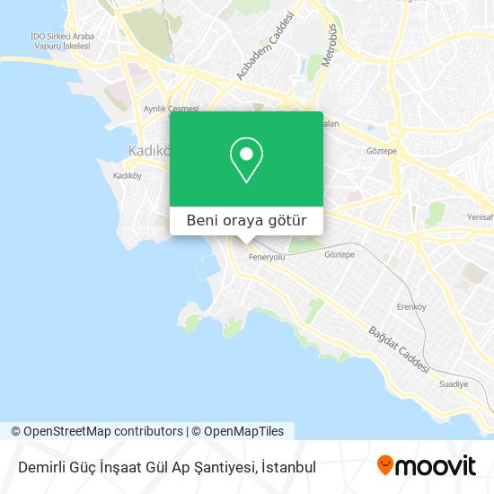 Demirli Güç İnşaat Gül Ap Şantiyesi harita