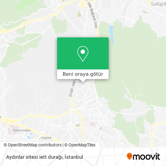 Aydınlar sitesi iett durağı harita