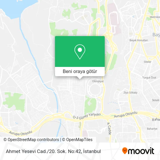 Ahmet Yesevi Cad. / 20. Sok. No:42 harita