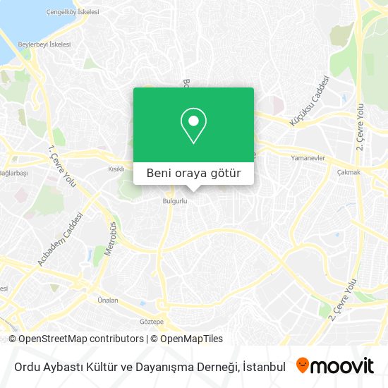 Ordu Aybastı Kültür ve Dayanışma Derneği harita