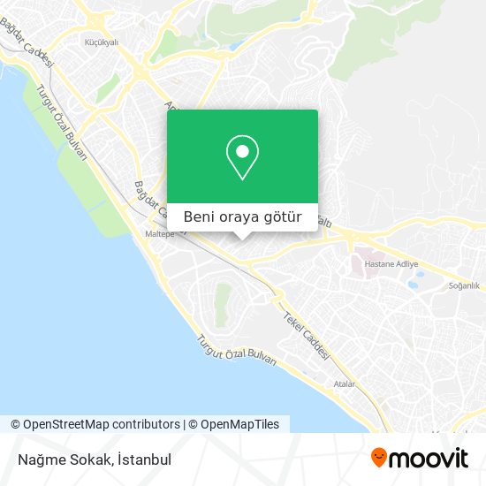 Nağme Sokak harita