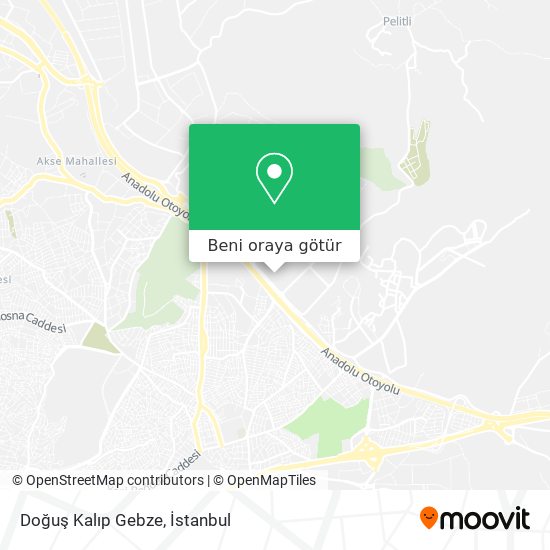 Doğuş Kalıp Gebze harita