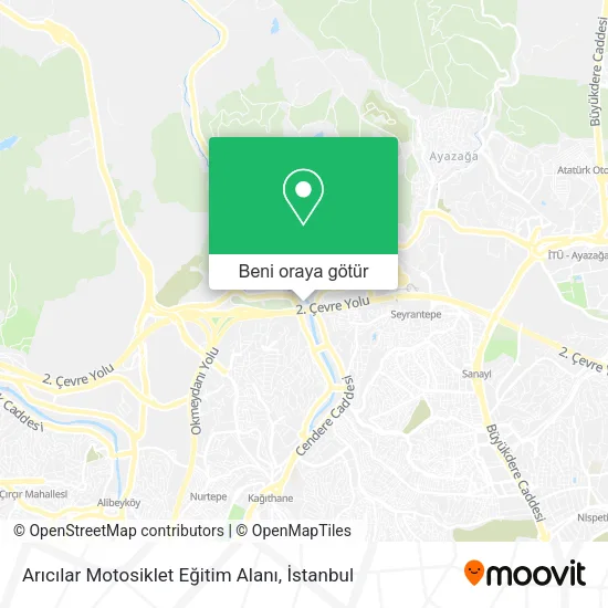 Arıcılar Motosiklet Eğitim Alanı harita
