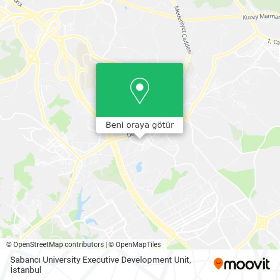 Sabancı University Executive Development Unit harita