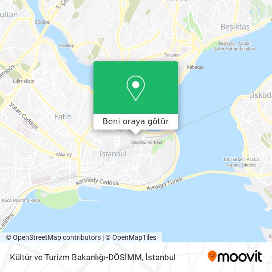 Kültür ve Turizm Bakanlığı-DÖSİMM harita