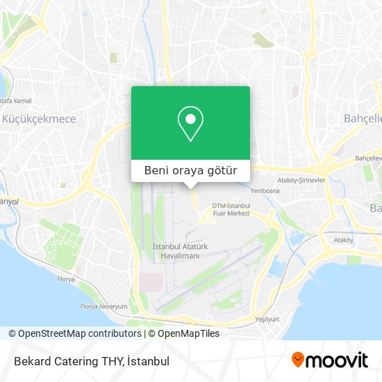 Bekard Catering THY harita