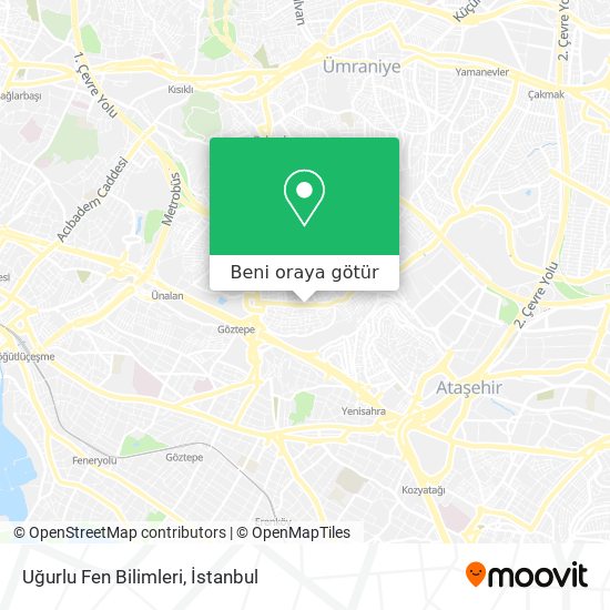 Uğurlu Fen Bilimleri harita