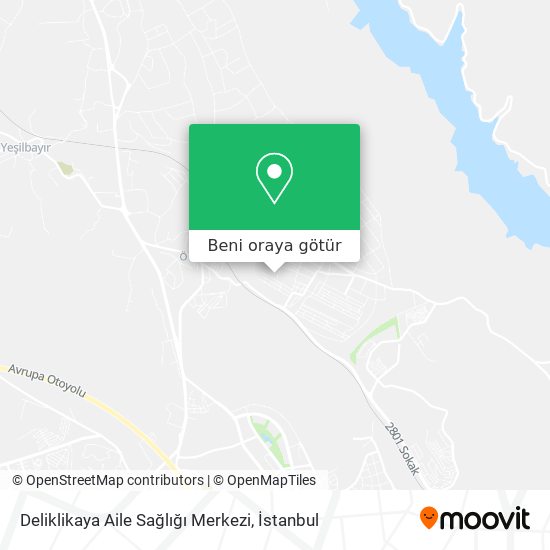 Deliklikaya Aile Sağlığı Merkezi harita