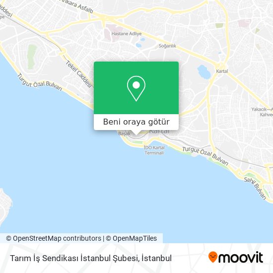 Tarım İş Sendikası İstanbul Şubesi harita