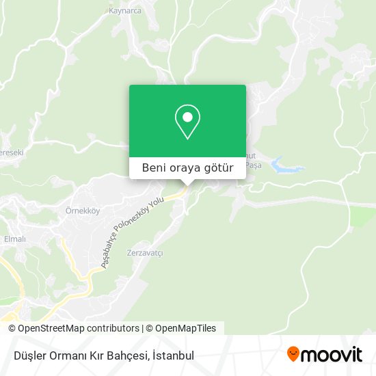 Düşler Ormanı Kır Bahçesi harita