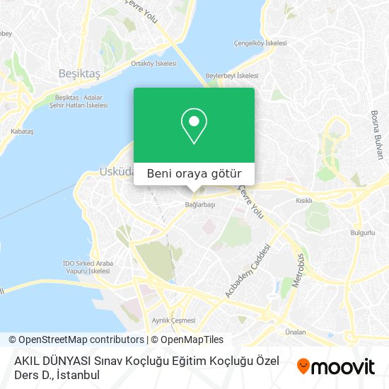 AKIL DÜNYASI Sınav Koçluğu Eğitim Koçluğu Özel Ders D. harita
