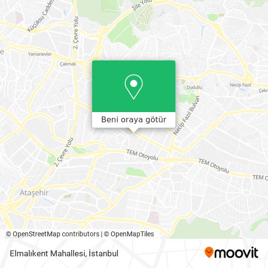 Elmalıkent Mahallesi harita