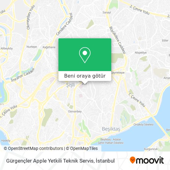 Gürgençler Apple Yetkili Teknik Servis harita