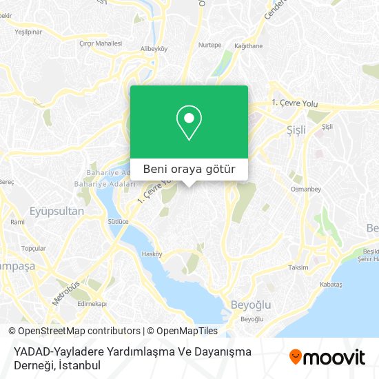 YADAD-Yayladere Yardımlaşma Ve Dayanışma Derneği harita