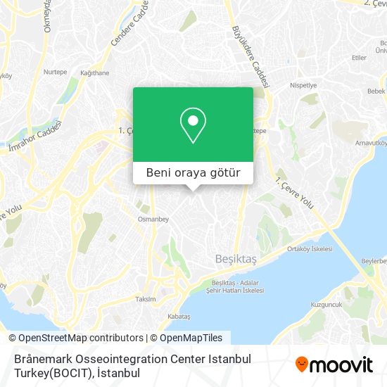 Brånemark Osseointegration Center Istanbul Turkey(BOCIT) harita
