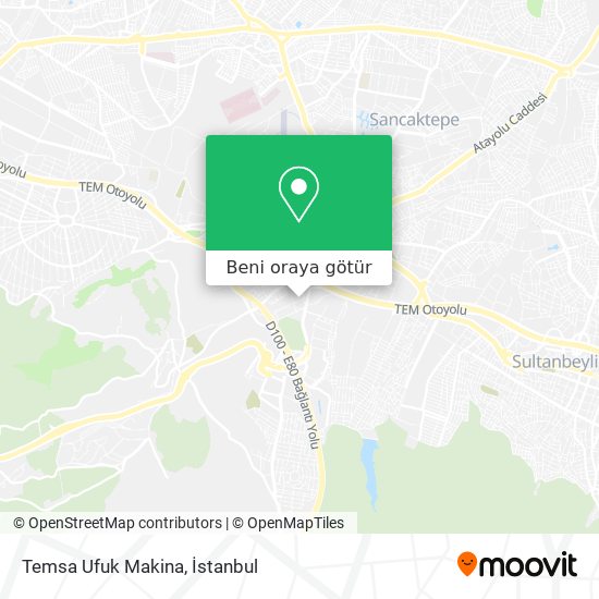Temsa Ufuk Makina harita