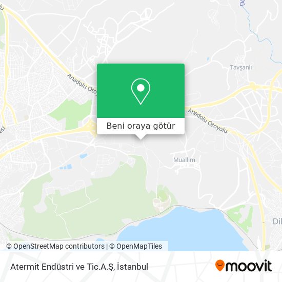 Atermit Endüstri ve Tic.A.Ş harita