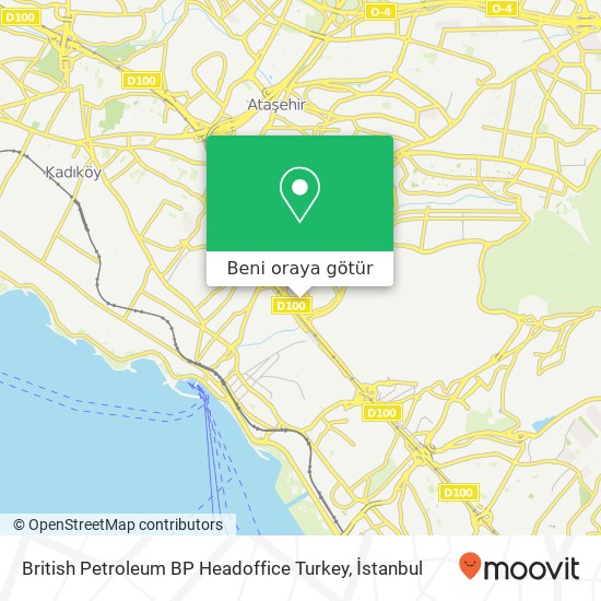 British Petroleum BP Headoffice Turkey harita