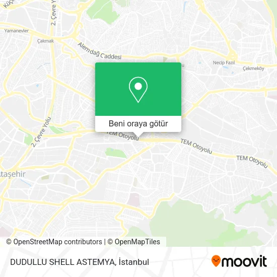 DUDULLU SHELL ASTEMYA harita
