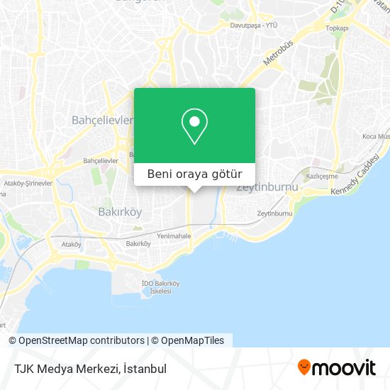 TJK Medya Merkezi harita