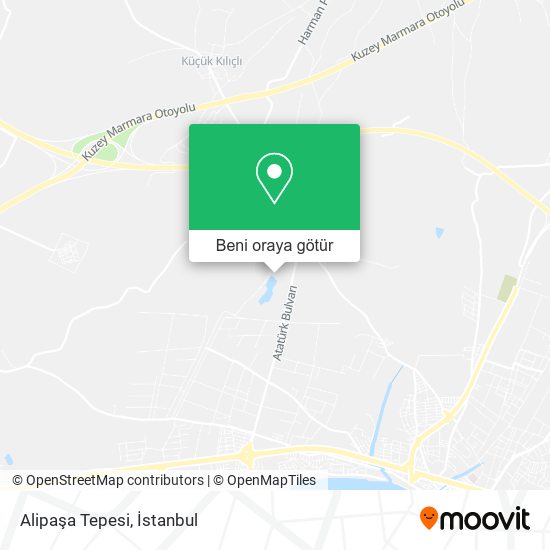 Alipaşa Tepesi harita